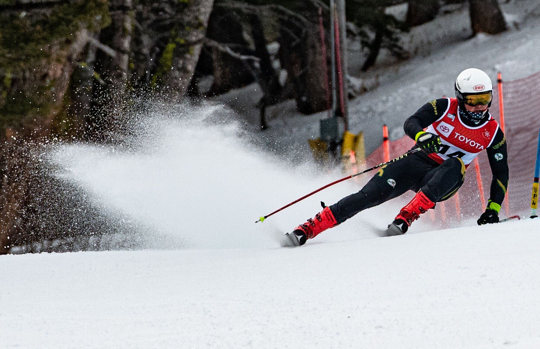 Rocky Mountain College Ski competes at Predator Cup at Bridger Bowl